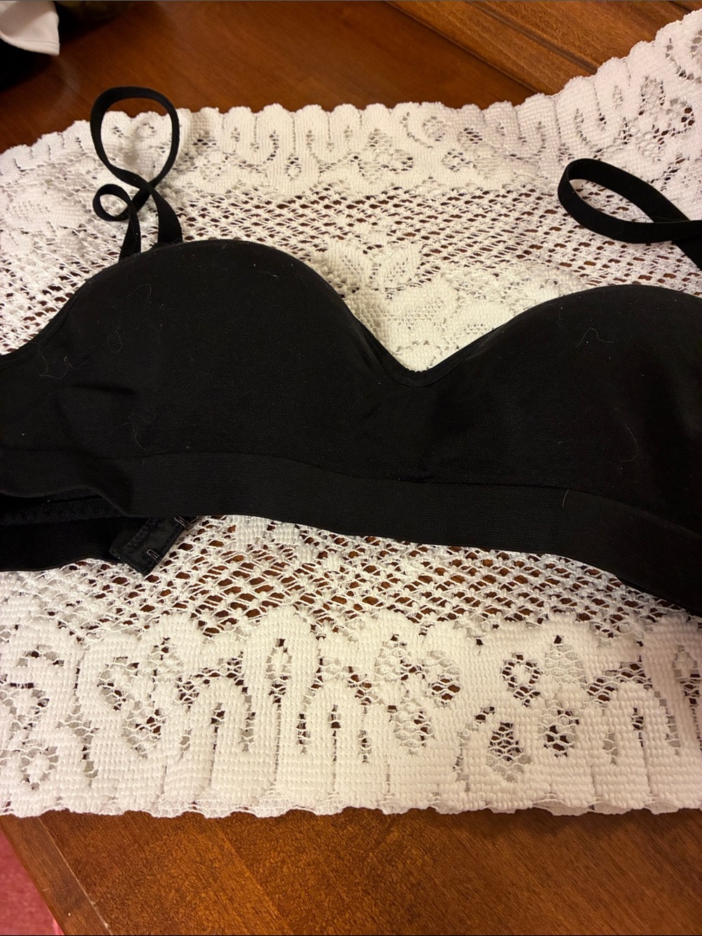 Felina Black Strapless Padded Bra
